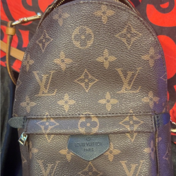 Louis Vuitton Monogram Backpack in Brown, has crossbody strap that I used - Picture 1 of 6